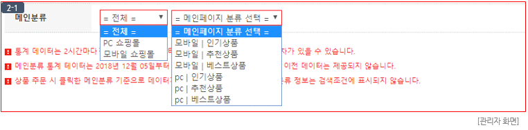 관리자 화면