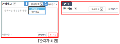 관리자 화면